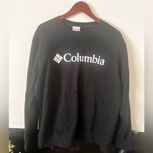 Columbia Men's Classic Black Crewneck Sweater